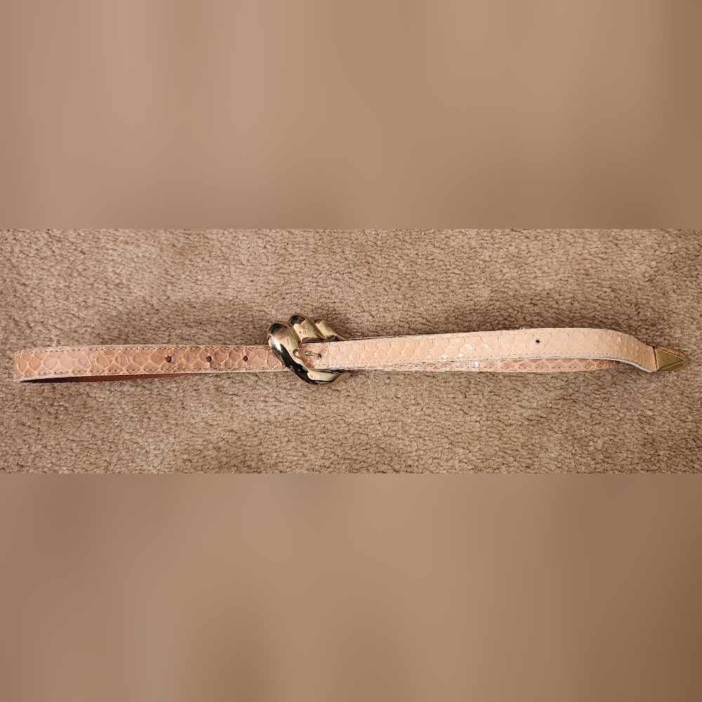 Apple ACC of NY Snakeskin Belt